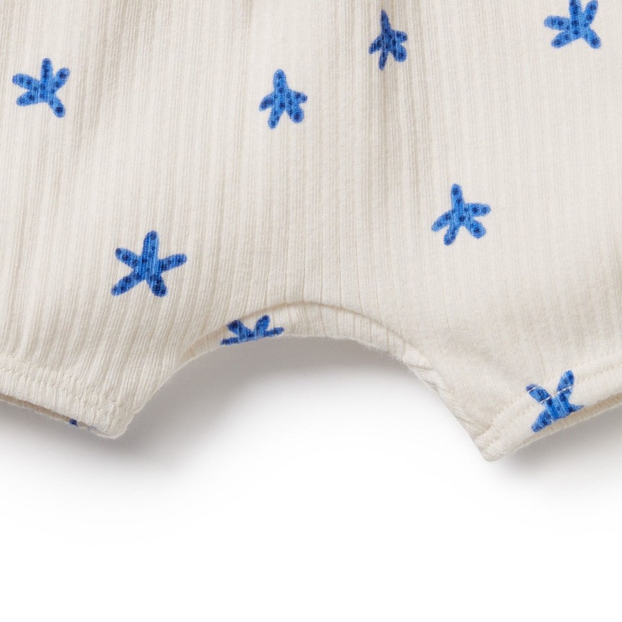 Baby [0-23M] Wilson & Frenchy Bottoms | Wilson And Frenchy Organic Rib Bloomer Short Little Starfish