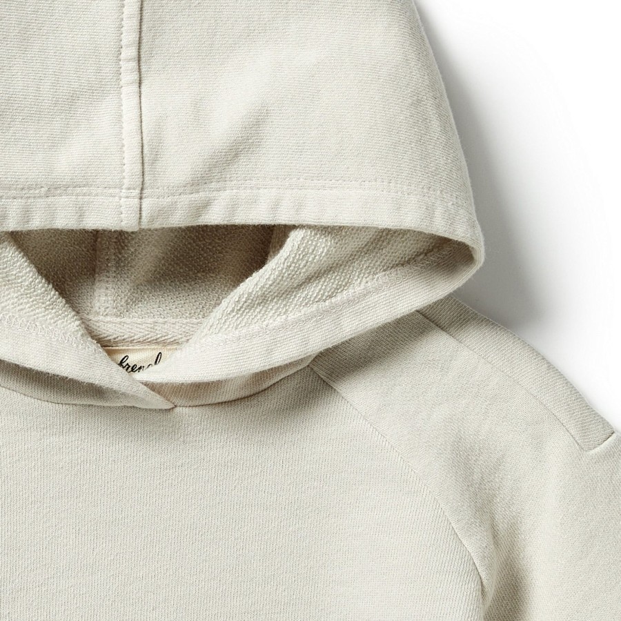 Baby [0-23M] Wilson & Frenchy Jumpers | Wilson And Frenchy Organic Terry Hooded Sweat - Birch