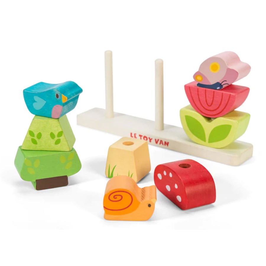 Baby [0-23M] Petilou Wooden Toys | My Stacking Garden