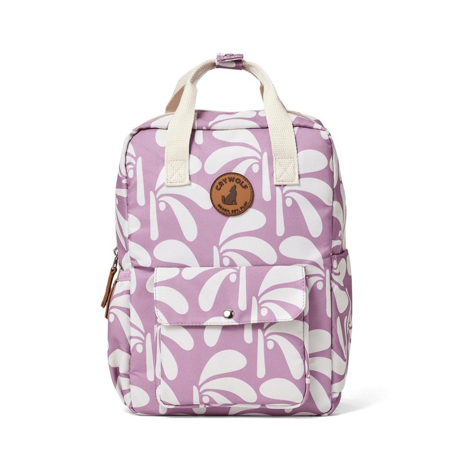 Child [2-14] Crywolf Bags + Mealtime | Crywolf Mini Backpack Lilac Palms