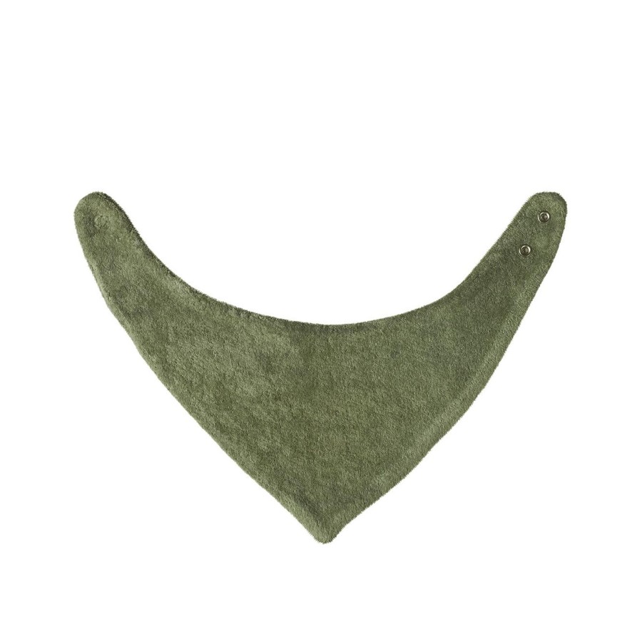 Baby [0-23M] Nature Baby Bibs | Nature Baby Triangle Bib Terry - Nettle