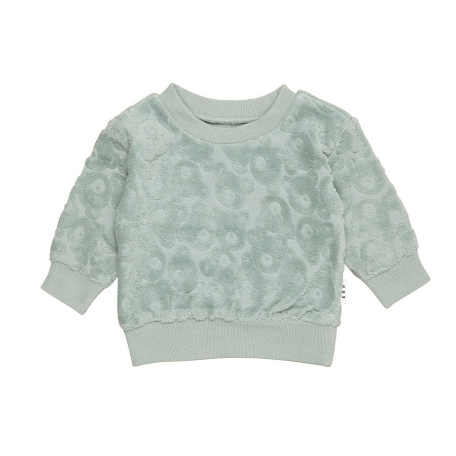 Child [2-14] Huxbaby Jumpers | Huxbaby Huxbear Terry Sweatshirt - Surf