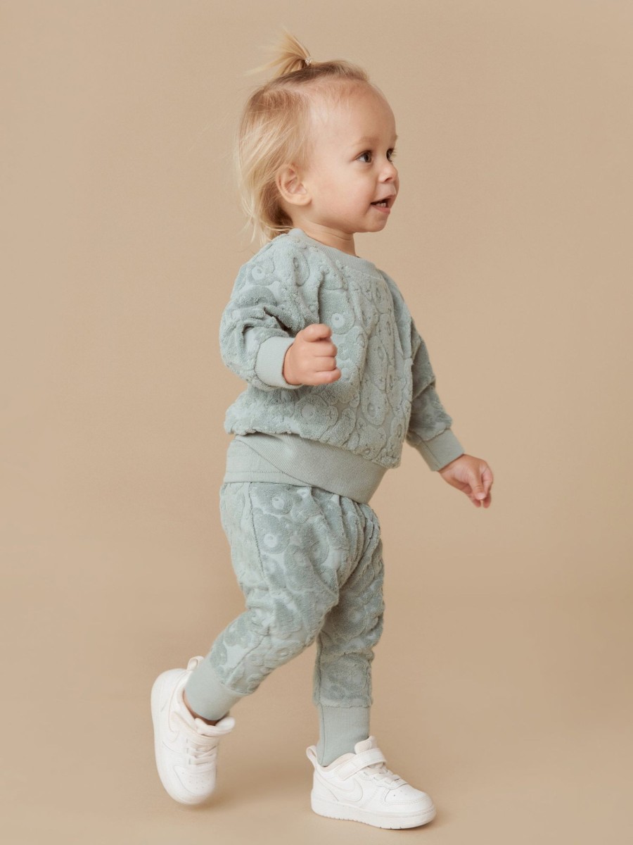 Child [2-14] Huxbaby Jumpers | Huxbaby Huxbear Terry Sweatshirt - Surf